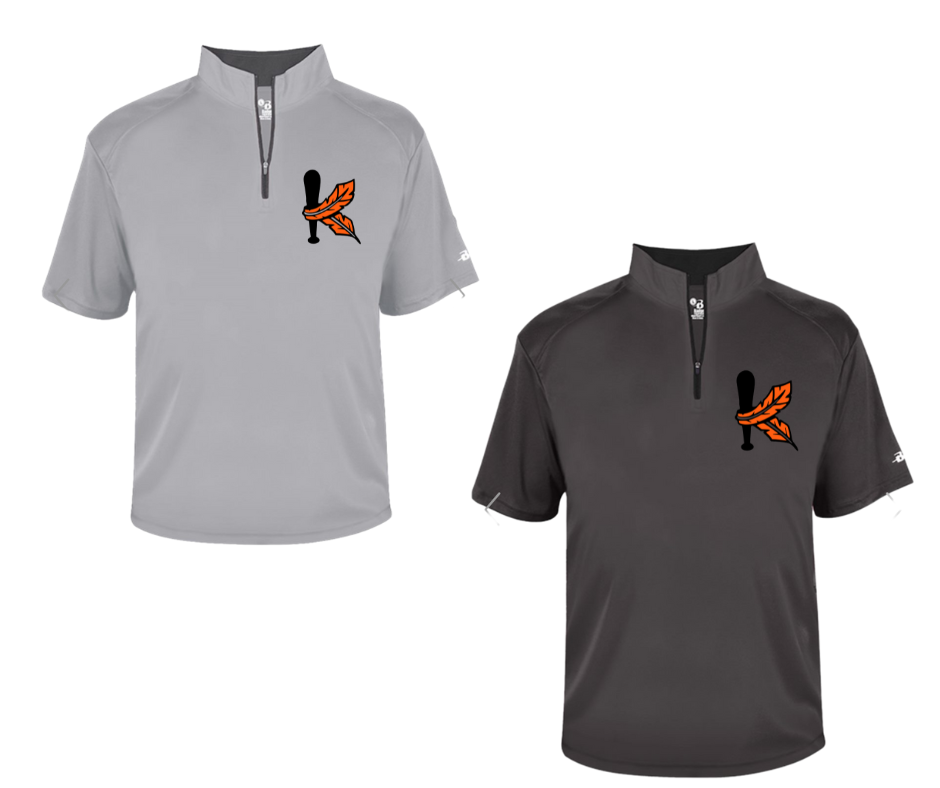 Tribe logo quarter zip