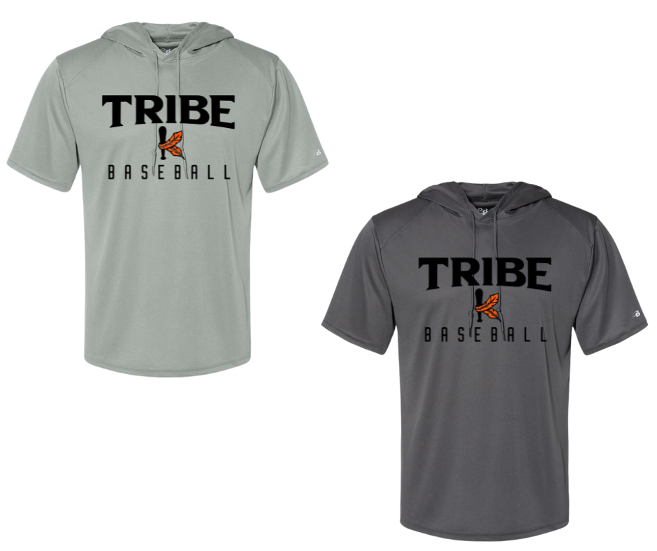 Tribe baseball tee/hoodie