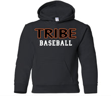 Load image into Gallery viewer, Tribe baseball hooded sweatshirt-youth
